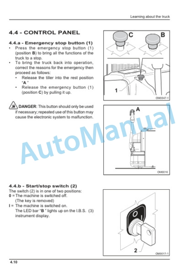 Komatsu MWS14-1R, MWS20-1R, MWS14A-1R, MWS20A-1R, MWS14W-1R, MWS20W-1R Forklift Truck Operation and Maintenance Manual 60420263-4