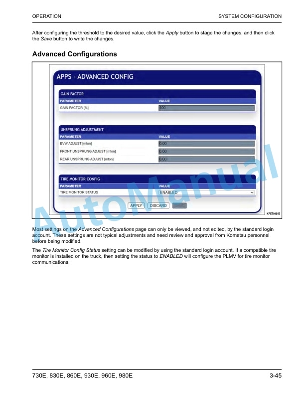 Komatsu Payload Meter V User Manual CEAM039500 5 Komatsu Payload Meter V User Manual CEAM039500 - Image 5
