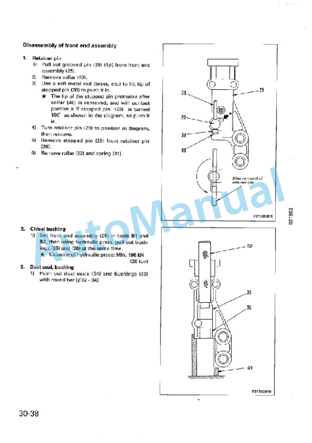 Komatsu PC03-2 Hydraulic Excavator Shop Manual SEBM004600K-4