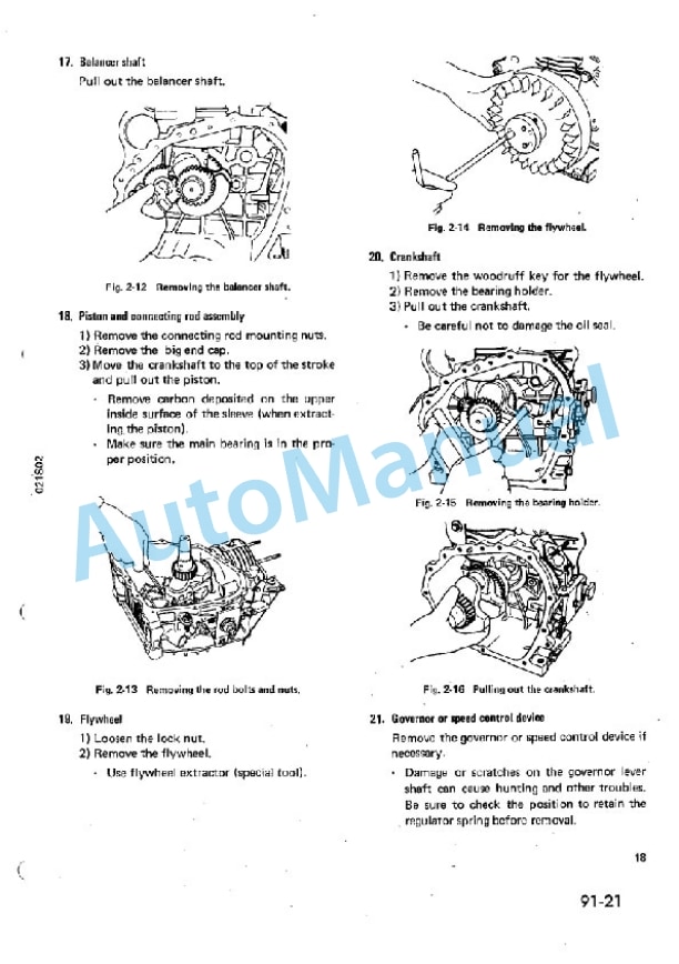 Komatsu PC03-2 Hydraulic Excavator Shop Manual SEBM004600K-5