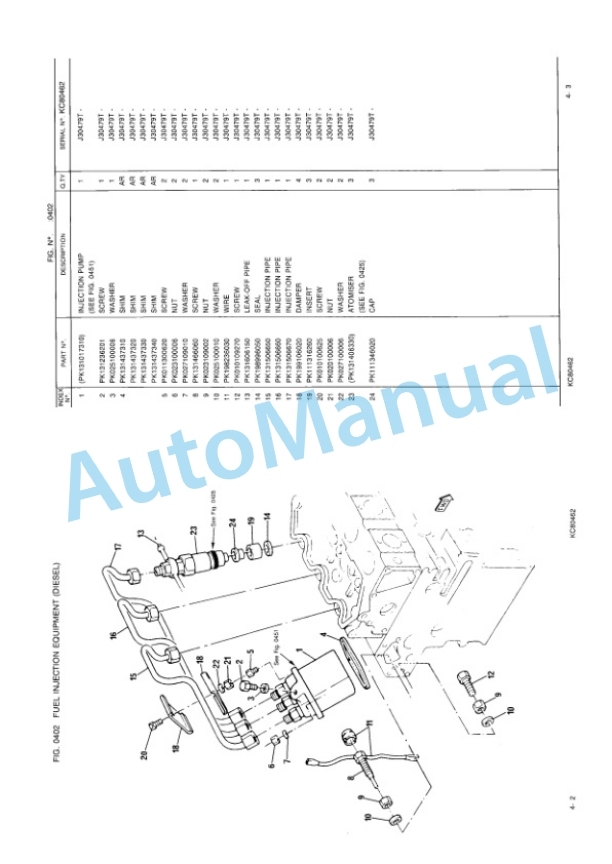Komatsu PC05-6F Hydraulic Excavator Parts Manual EEPB000800-2
