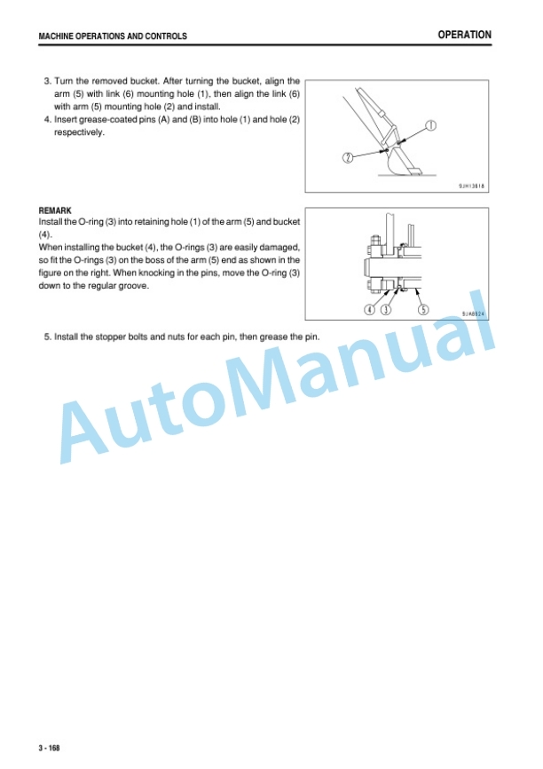Komatsu PC120-8 Hydraulic Excavator Operation and Maintenance Manual PEN00776-00-4