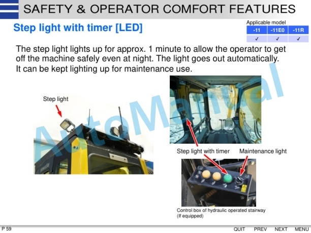 Komatsu PC1250-11, PC1250LC-11, PC1250-11E0, PC1250-11R Hydraulic Excavator Product Bulletin CEN00904-01 4 Komatsu PC1250-11, PC1250LC-11, PC1250-11E0, PC1250-11R Hydraulic Excavator Product Bulletin CEN00904-01 - Image 4