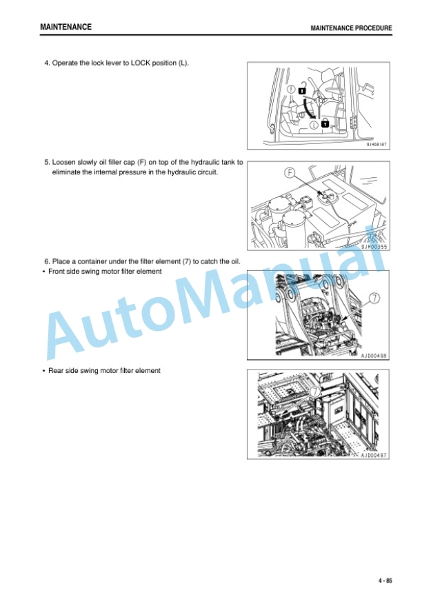 Komatsu PC1250-8, PC1250LC-8, PC1250SP-8 Hydraulic Excavator Operation and Maintenance Manual PEN01393-07-5