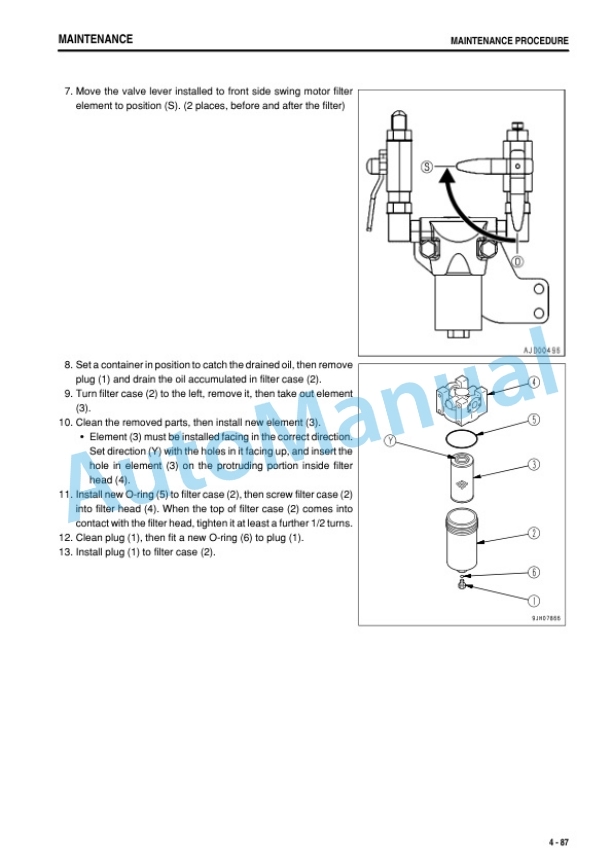Komatsu PC1250-8, PC1250LC-8, PC1250SP-8 Hydraulic Excavator Operation and Maintenance Manual PEN01394-06-5