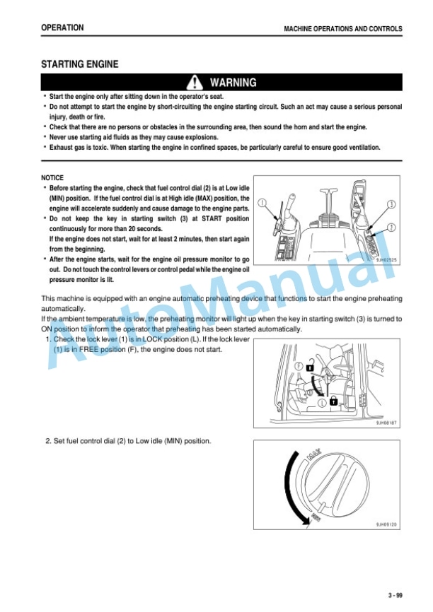 Komatsu PC1250-8, PC1250LC-8, PC1250SP-8 Hydraulic Excavator Operation and Maintenance Manual TEN00932-06-3
