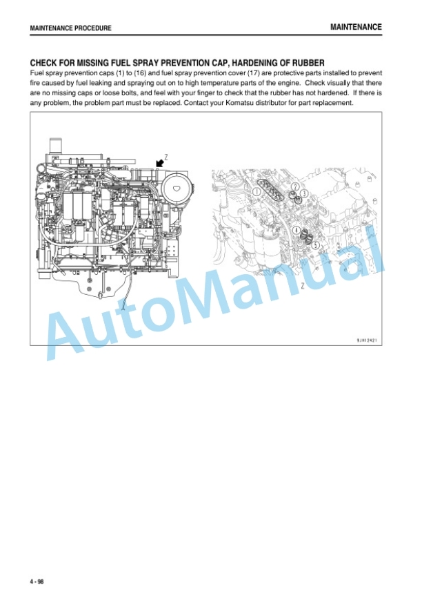 Komatsu PC1250-8R, PC1250SP-8R Hydraulic Excavator Operation and Maintenance Manual PEN01395-06-5