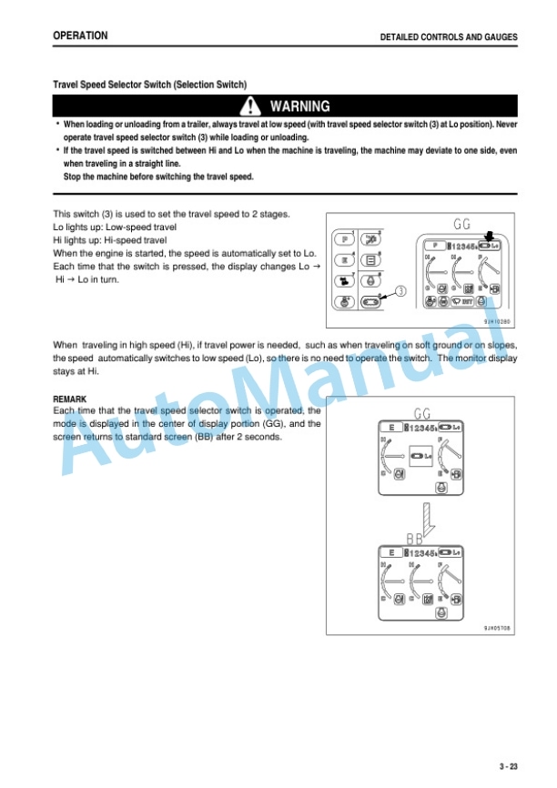 Komatsu PC1250-8R, PC1250SP-8R Hydraulic Excavator Operation and Maintenance Manual TEN00933-06-2