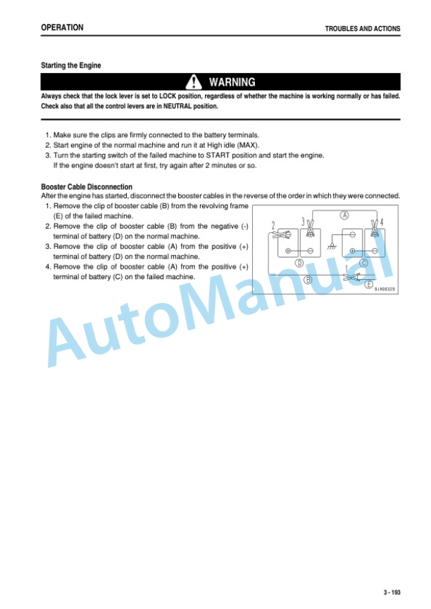Komatsu PC1250-8R, PC1250SP-8R Hydraulic Excavator Operation and Maintenance Manual TEN00934-06-4