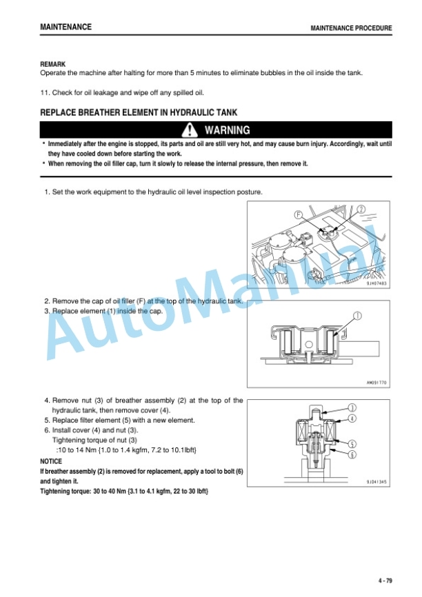 Komatsu PC1250-8R, PC1250SP-8R Hydraulic Excavator Operation and Maintenance Manual TEN00934-06-5