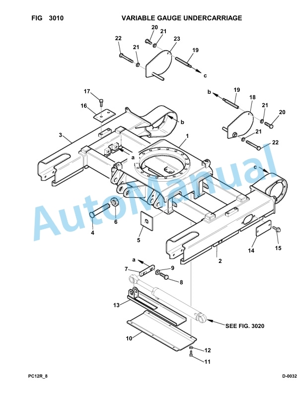 Komatsu PC12R-8 Hydraulic Excavator Parts Manual F30001-up-2