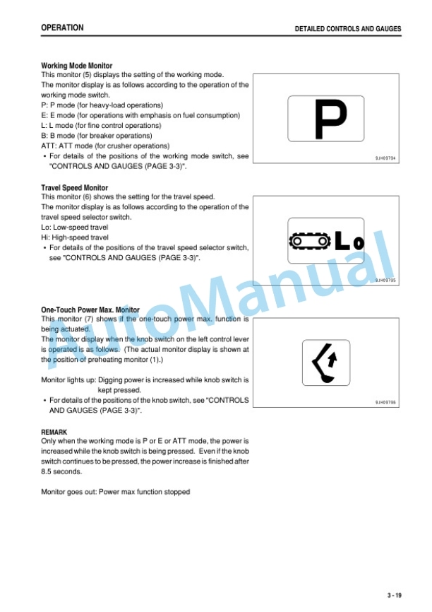 Komatsu PC130-8 Hydraulic Excavator Operation and Maintenance Manual TEN00266-00TH-2