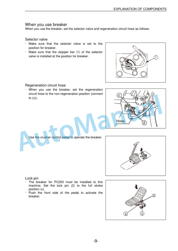 Komatsu PC138US-8 Hydraulic Excavator Operation and Maintenance Manual PEN01960-00-3