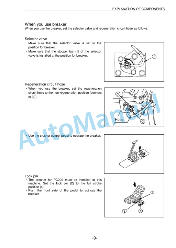 Komatsu PC138US-8 Hydraulic Excavator Operation and Maintenance Manual PEN01960-01-3