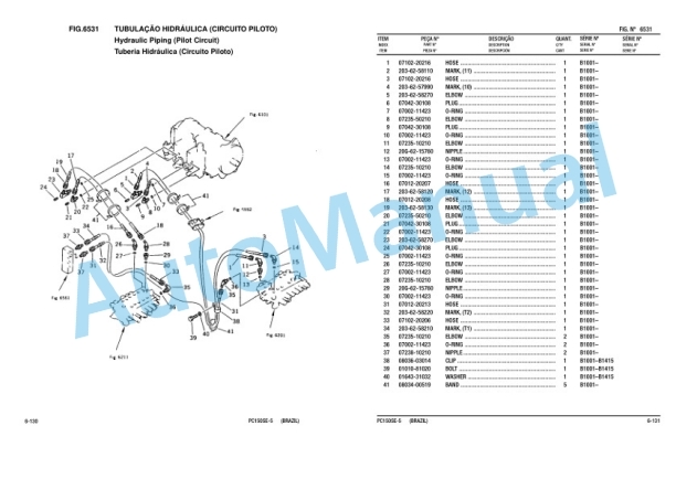 Komatsu PC150SE-5 Hydraulic Excavator Parts Manual KPPB001006-5