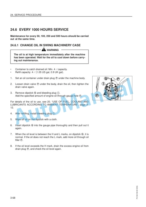 Komatsu PC160-6K, PC180LC-6K, PC180NLC-6K Hydraulic Excavator Operation and Maintenance Manual UEAM000300-5