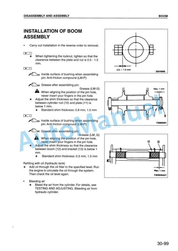 Komatsu PC160-6K, PC180LC-6K, PC180NLC-6K Hydraulic Excavator Shop Manual EEBM001101-5