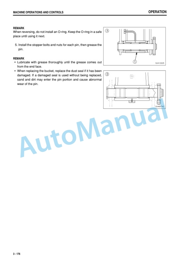 Komatsu PC160LC-8 Hydraulic Excavator Operation and Maintenance Manual PEN00505-08-4