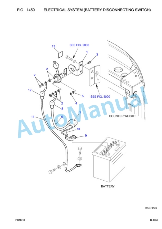 Komatsu PC16R-3 Hydraulic Excavator Parts Manual F60003-2