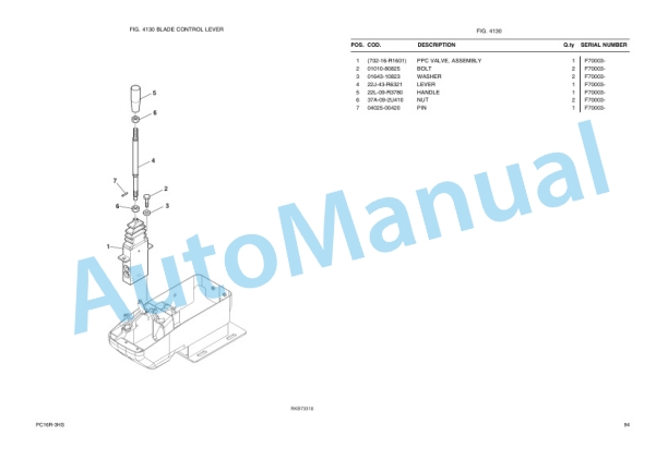 Komatsu PC16R-3HS Parts Manual-3