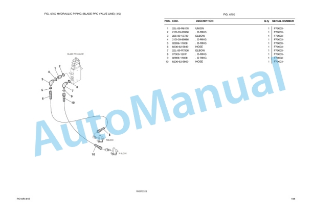 Komatsu PC16R-3HS Parts Manual-5