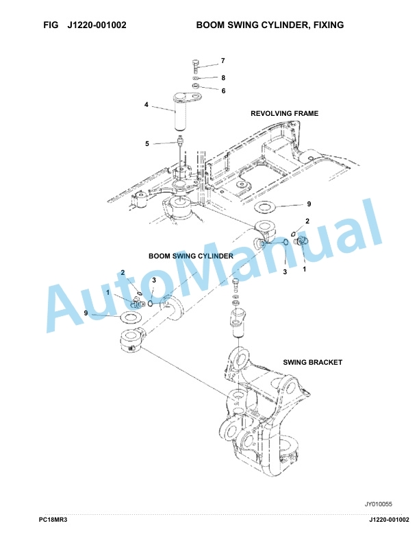 Komatsu PC18MR-3 Hydraulic Excavator Parts Manual F30001-up-3