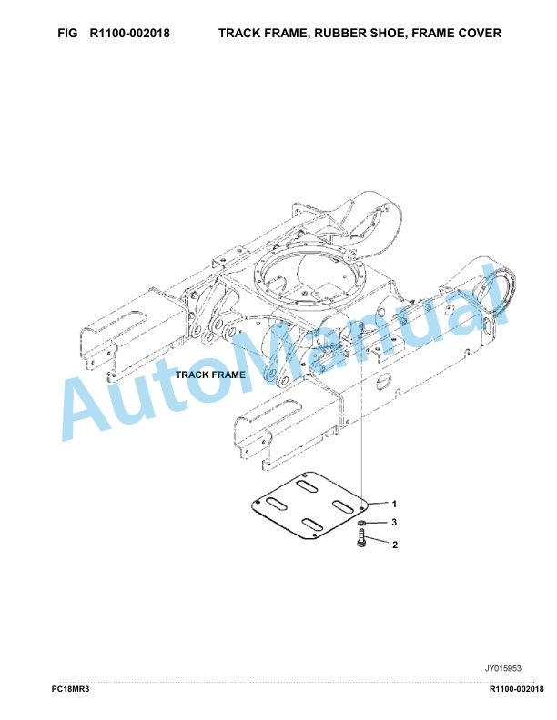 Komatsu PC18MR-3 Hydraulic Excavator Parts Manual F30001-up-5