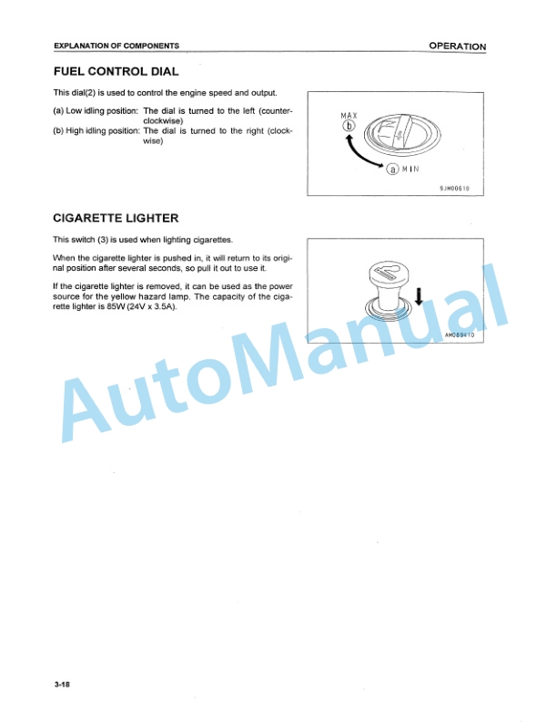 Komatsu PC200-7, PC200LC-7 Galeo Hydraulic Excavator Operation and Maintenance Manual SEAM045200ATH-2