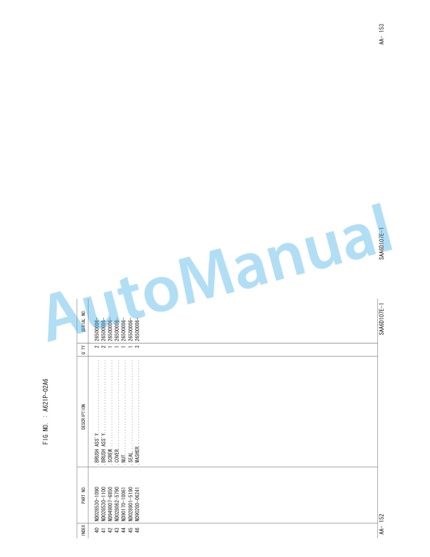 Komatsu PC200-8 Hydraulic Excavator Parts Manual FEN00292-03-2
