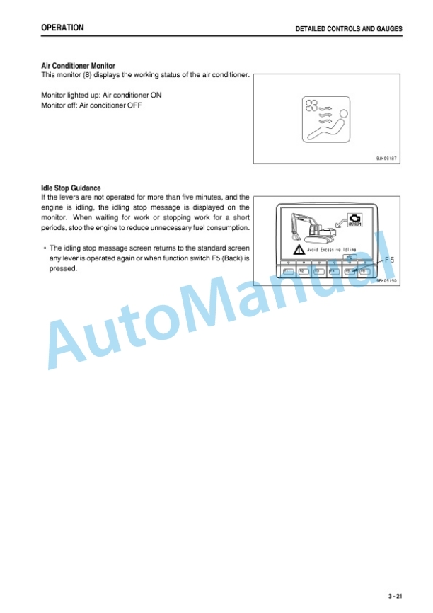 Komatsu PC200-8, PC200LC-8 Hydraulic Excavator Operation and Maintenance Manual TEN00205-00-2