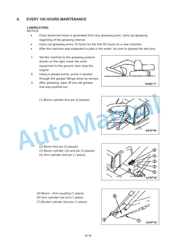 Komatsu PC200-8M0, PC200LC-8M0 Super Long Front 15M and 18M Hydraulic Excavator Operation and Maintenance Manual PENC0006-5