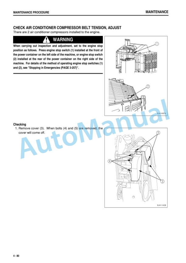 Komatsu PC2000-8 Hydraulic Excavator Operation and Maintenance Manual PEN01817-00-5