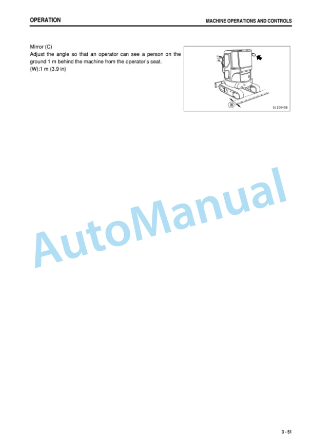 Komatsu PC20MR-3 Hydraulic Excavator Operation and Maintenance Manual TEN00707-09-3