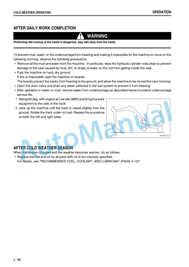 Komatsu PC20MR-3 Hydraulic Excavator Operation and Maintenance Manual TEN00707-09-4