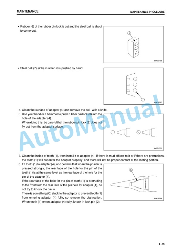 Komatsu PC20MR-3 Hydraulic Excavator Operation and Maintenance Manual TEN00707-09-5