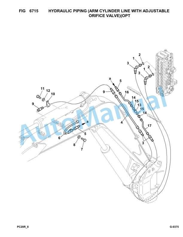 Komatsu PC20R-8 Hydraulic Excavator Parts Manual F30001-up-5