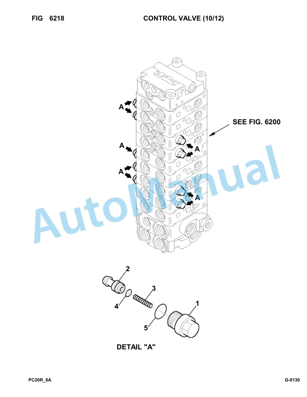 Komatsu PC20R-8 Hydraulic Excavator Parts Manual F30791-up-4