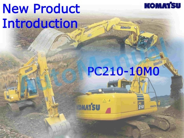 Komatsu PC210-10M0 Parts Book
