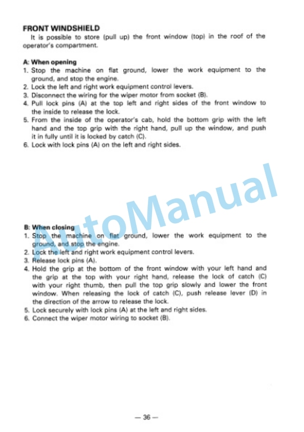 Komatsu PC210-3KP, PC210LC-3KP, PC240-3KP, PC240LC-3KP, PC240NLC-3KP Hydraulic Excavator Operation and Maintenance Manual SEAMK2050301-2
