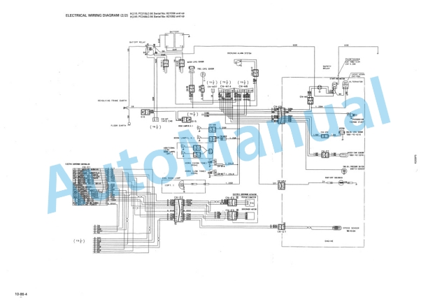 Komatsu PC210-5, PC240-5 Hydraulic Excavator Shop Manual JEBM000106-2