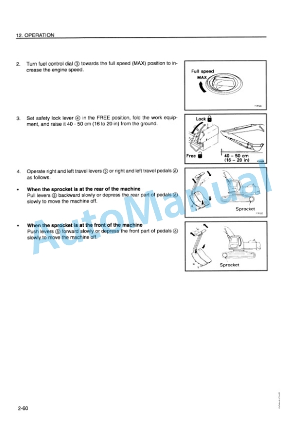 Komatsu PC210-6K, PC210LC-6K, PC240-6K, PC240LC-6K, PC240NLC-6K Hydraulic Excavator Operation and Maintenance Manual EEAM006002-3