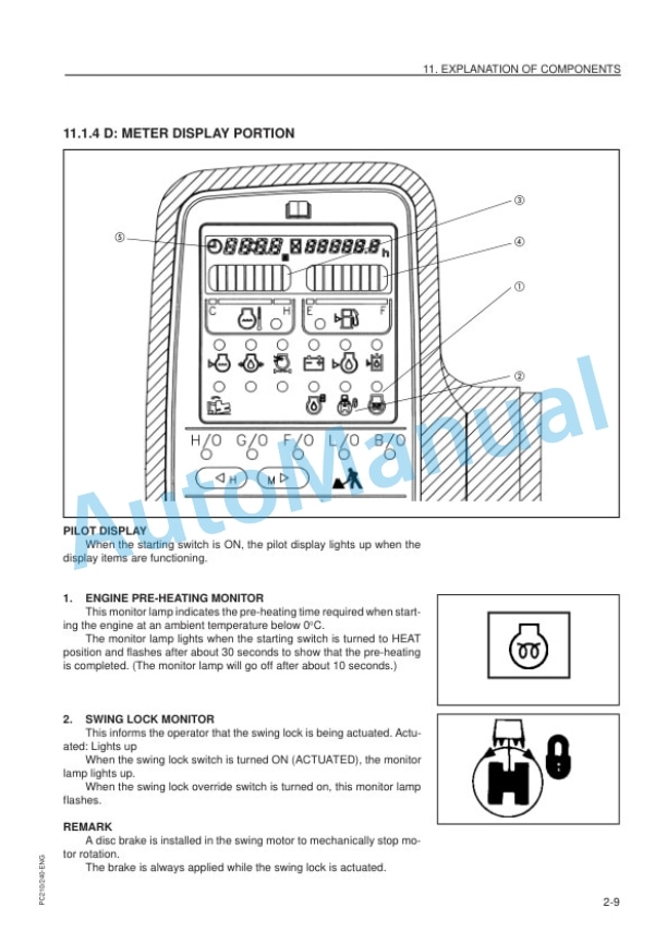 Komatsu PC210-6K, PC210LC-6K, PC240LC-6K, PC240NLC-6K Hydraulic Excavator Operation and Maintenance Manual EEAM006003-2
