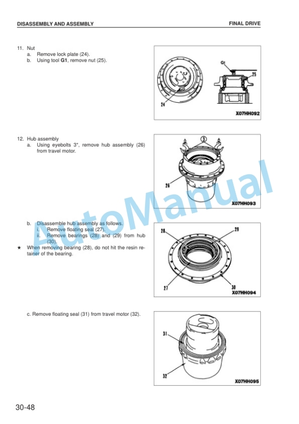 Komatsu PC210-6K, PC210LC-6K, PC240LC-6K, PC240NLC-6K Hydraulic Excavator Shop Manual EEBM001801-5