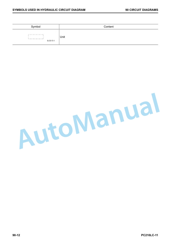 Komatsu PC210LC-11 Hydraulic and Electrical Diagram 3 Komatsu PC210LC-11 Hydraulic and Electrical Diagram-3