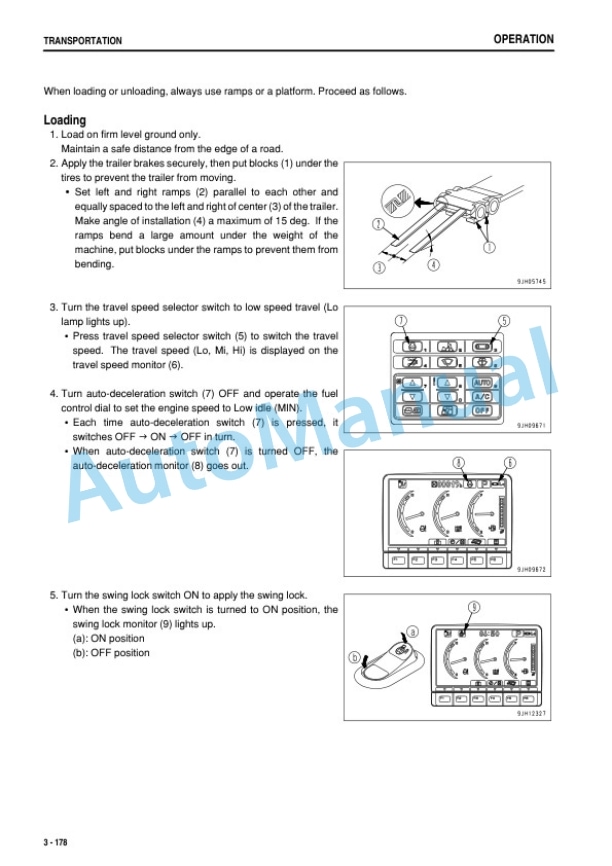 Komatsu PC228US-8, PC228USLC-8 Hydraulic Excavator Operation and Maintenance Manual PEN00484-06-4