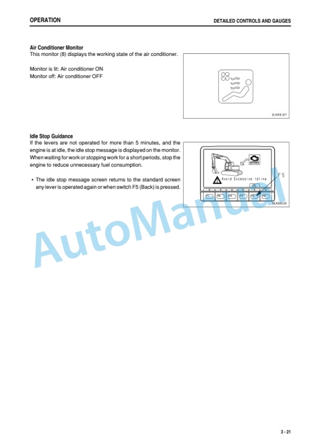 Komatsu PC228US-8, PC228USLC-8 Hydraulic Excavator Operation and Maintenance Manual TEN00423-04-2