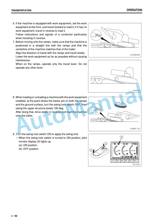 Komatsu PC228US-8, PC228USLC-8 Hydraulic Excavator Operation and Maintenance Manual TEN00423-05-4