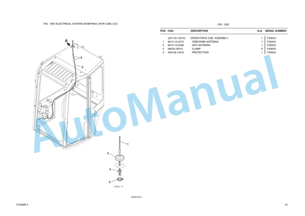 Komatsu PC26MR-3 Parts Manual-2