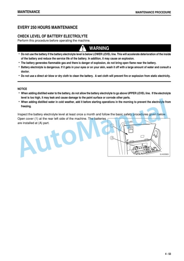 Komatsu PC270-8, PC270LC-8, PC290LC-8 Hydraulic Excavator Operation and Maintenance Manual PEN01819-00-5
