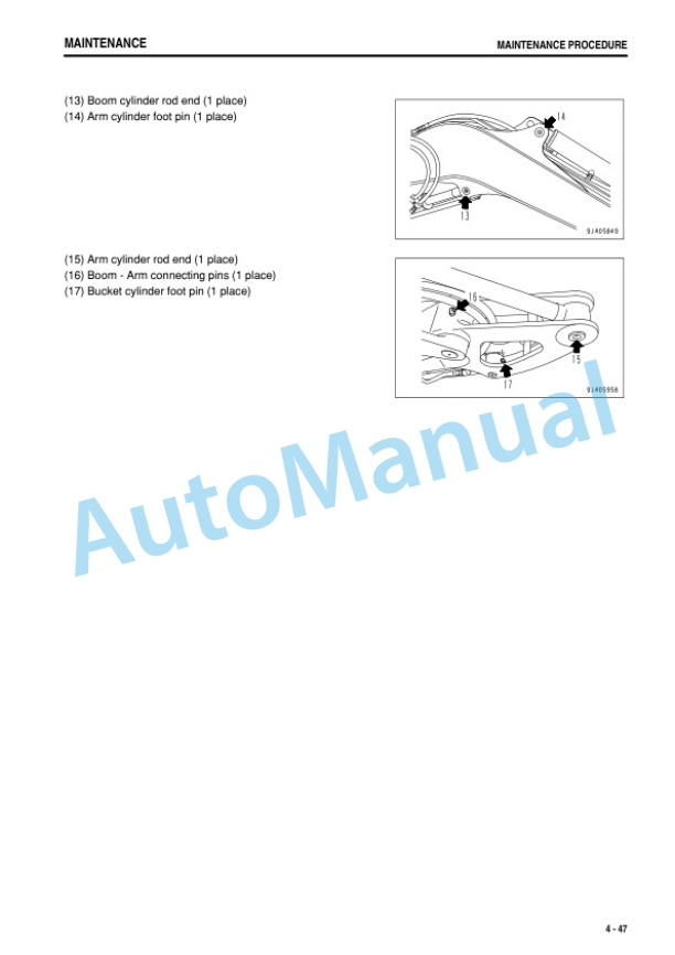 Komatsu PC27MR-3, PC30MR-3, PC35MR-3 Hydraulic Excavator Operation and Maintenance Manual TEN00664-08-5